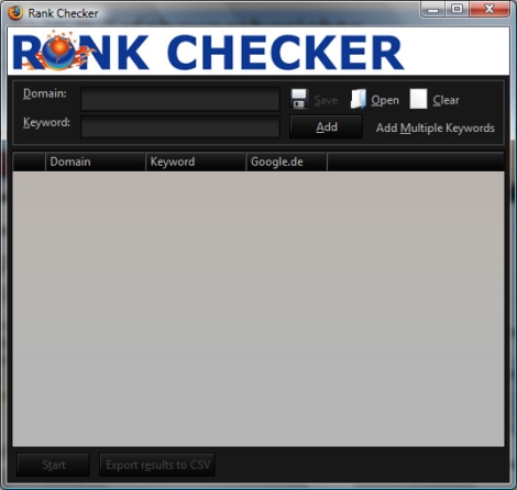 Firefox Plugin: Rank Checker