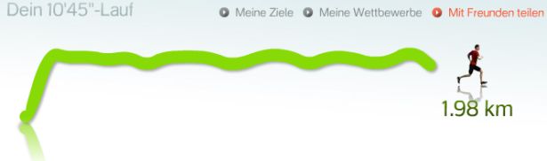 Mein erster Lauf mit Nike+