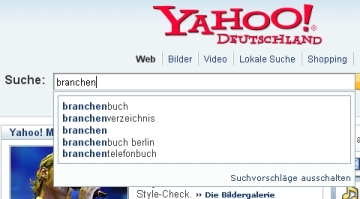 Yahoo liefert Keywords Yahoo liefert Keywords