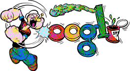 Google Doodle: E.C. Segar (Quelle: Google) Google Doodle: E.C. Segar (Quelle: Google)